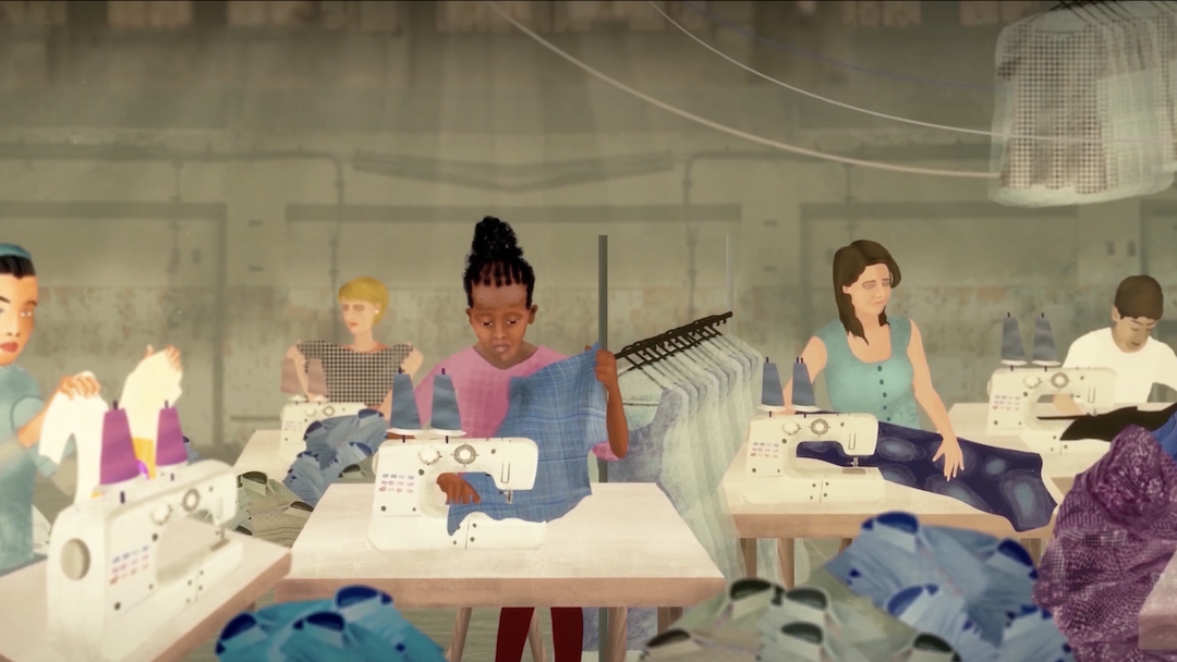 GARMENT INDUSTRY CAMPAIGN ANIMATION